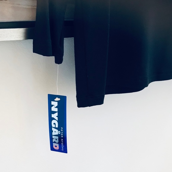 Nygard Matte Jersey Knit Long Sleeve Tee with collar detail - Picture 5 of 6